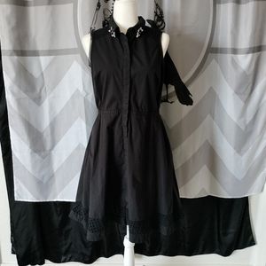 Summer eyelet button down Dress